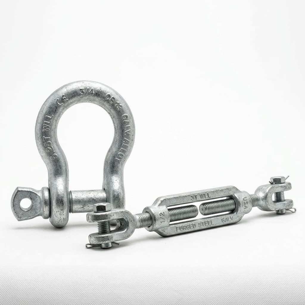 Forged Alloy Steel Screw Pin Bow Anchor Shackle - IMPA 23 04 01