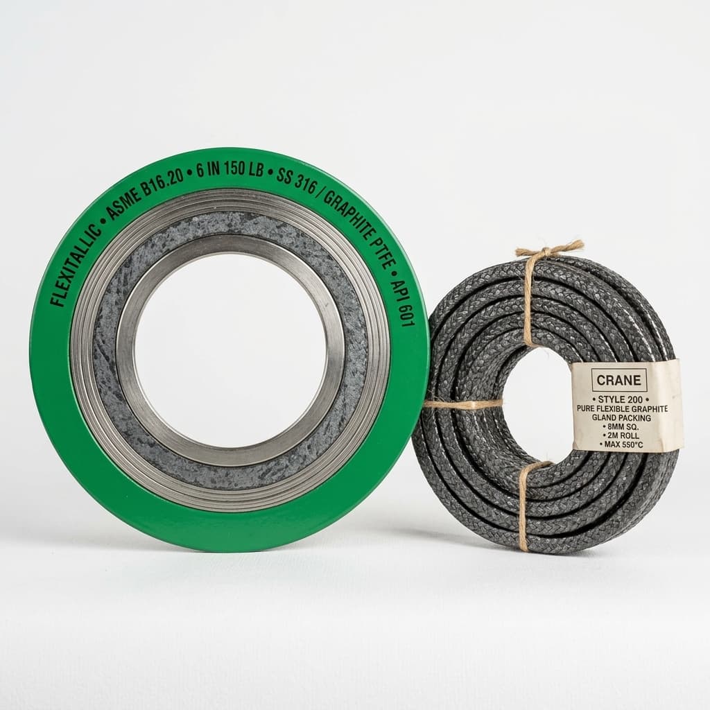 Spiral Wound Metallic Gasket (SS316 / Flexible Graphite) - IMPA 81 21 12